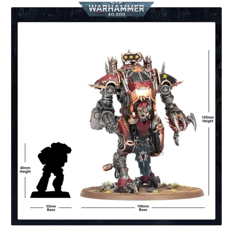 Wardogs, chaos knights, warhammer 40k, games workshop, model 43-64